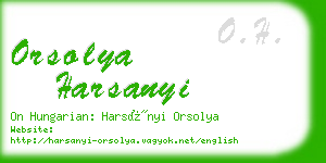 orsolya harsanyi business card